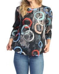 Jess & Jane - Lagoon Soft Touch Round Hem Top - Lyst
