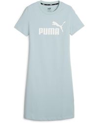 PUMA - Essentials Slim Tee Dress - Lyst
