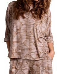 Sympli - Batista Nu Clip Top Print - Lyst