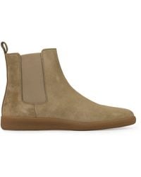 Lavati - Seline Tan Chelsea Suede Boots - Lyst