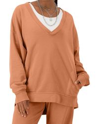 Champion - Oversized V-Neck Pullover - Lyst