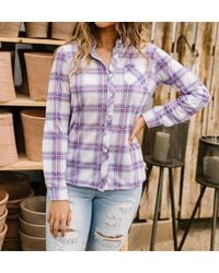 Ninexis - Happy Plaid Button-Down Shirt - Lyst