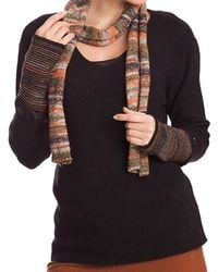 Angel - Striped Detachable Sleeve Top - Lyst