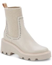 Dolce Vita - Hoven Leather Studded Chelsea Boots - Lyst