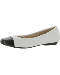 Vaneli - Serene Leather Quilted Ballet Flats - Lyst