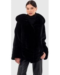 Gorski - Shearling Lamb Jacket Reversible To Taffeta - Lyst