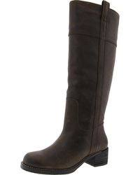 Lucky Brand - Hybiscus Leather Riding Knee-High Boots - Lyst