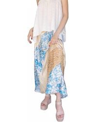 Mystree - Wildflower Dreams Mixed Floral Midi Skirt - Lyst