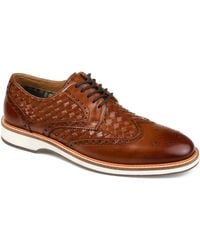 Thomas & Vine - Radcliff Woven Wingtip Derby - Lyst