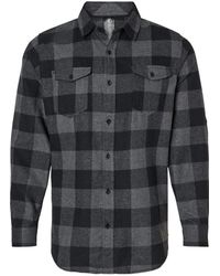 Burnside - Yarn-Dyed Long Sleeve Flannel Shirt - Lyst