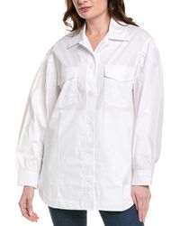 Susana Monaco - Poplin Shirt Jacket - Lyst