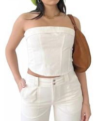 Bailey Rose - Strapless Corset Top - Lyst