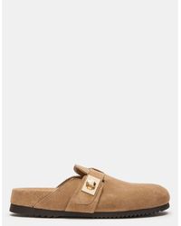 Steve Madden - Money Taupe Suede - Lyst