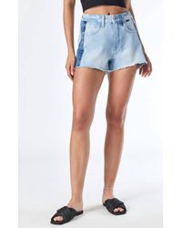 Mavi - Rosie High Rise Boyfriend Shorts - Lyst