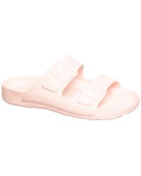 Totes - Ts14 Slip On Round Toe Slide Sandals - Lyst