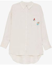 STAUD - Sandbar Linen Top - Lyst
