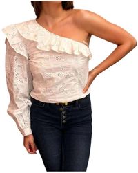 Custommade• - Saddy One Shoulder Top - Lyst