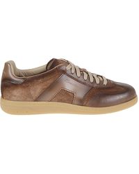 Santoni - Dbs Oly Low-Top Calf Leather Sneakers - Lyst