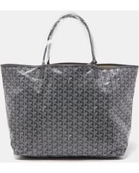 Goyard - Ine Coated Canvas And Leather Saint Louis Gm Tote - Lyst