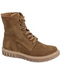 BUENO - Scarlett Lace-Up Boots - Lyst