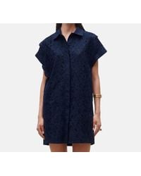 Suncoo - Cross Short Sleeve Mini Dress - Lyst