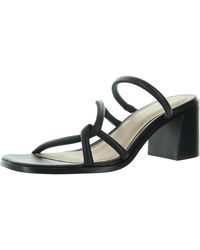 Madewell - Tayla Leather Square Toe Block Heel - Lyst