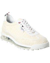 Thom Browne - Tech Runner Tweed & Leather Sneaker - Lyst