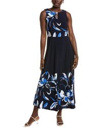 Sandra Darren - Surplice Midi Dress - Lyst