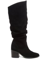 Kelsi Dagger Brooklyn - Easton Suede Slouchy Boots - Lyst