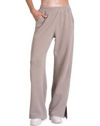 Elan - Drawstring Knit Wide Leg Pants - Lyst