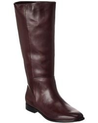 Vince - Martell Wide Calf Leather Boot - Lyst