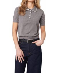 John + Jenn - Ronan Short Sleeve Sweater - Lyst