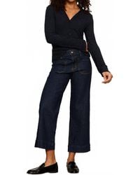 Sanctuary - Juno Textured Button Front Blouse - Lyst