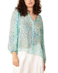 Hale Bob - V-neck Silk-blend Top - Lyst