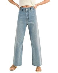 Miou Muse - Straight Wide Leg Pants - Lyst