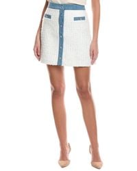 Nanette Lepore - Tweed Mini Skirt - Lyst
