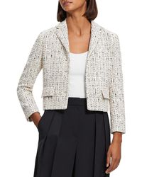 Theory - Tweed Two-button Blazer - Lyst