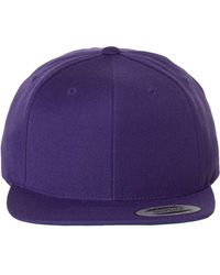 Classics - Flat Bill Snapback Cap - Lyst