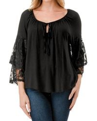 VAVA Eyewear - Bell Sleeve Top - Lyst