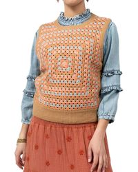 Ivy Jane - Granny Square Sweater Vest - Lyst