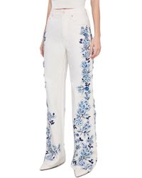 Alice + Olivia - Weezy Full Length Jean - Lyst