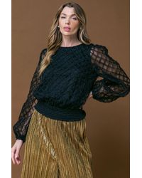 TRUEDAMES - Sweetly Captivting Woven Top - Lyst