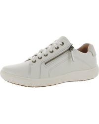 Clarks - Leather Lace Up Casual And Fashion Sneakers - Lyst