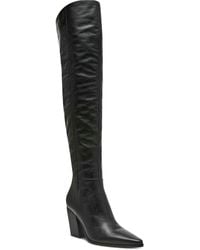 Steve Madden - Bramble Zipper Made Over-The-Knee Boots - Lyst