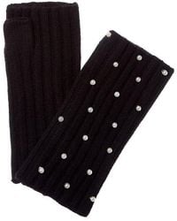 Sofiacashmere - 2X2 Rib Fingerless Cashmere Glove - Lyst