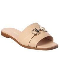 Ferragamo - Oria Leather Sandal - Lyst