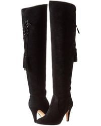 Vince Camuto - Suede Leather Over The Knee Boots - Lyst