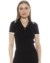 Alexia Admor - Diara Polo Top - Lyst
