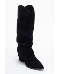 Prologue Shoes - Elaris Block Heel Knee High Boot - Lyst