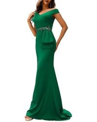 Terani - Solid Maxi Dress - Lyst